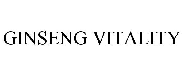  GINSENG VITALITY