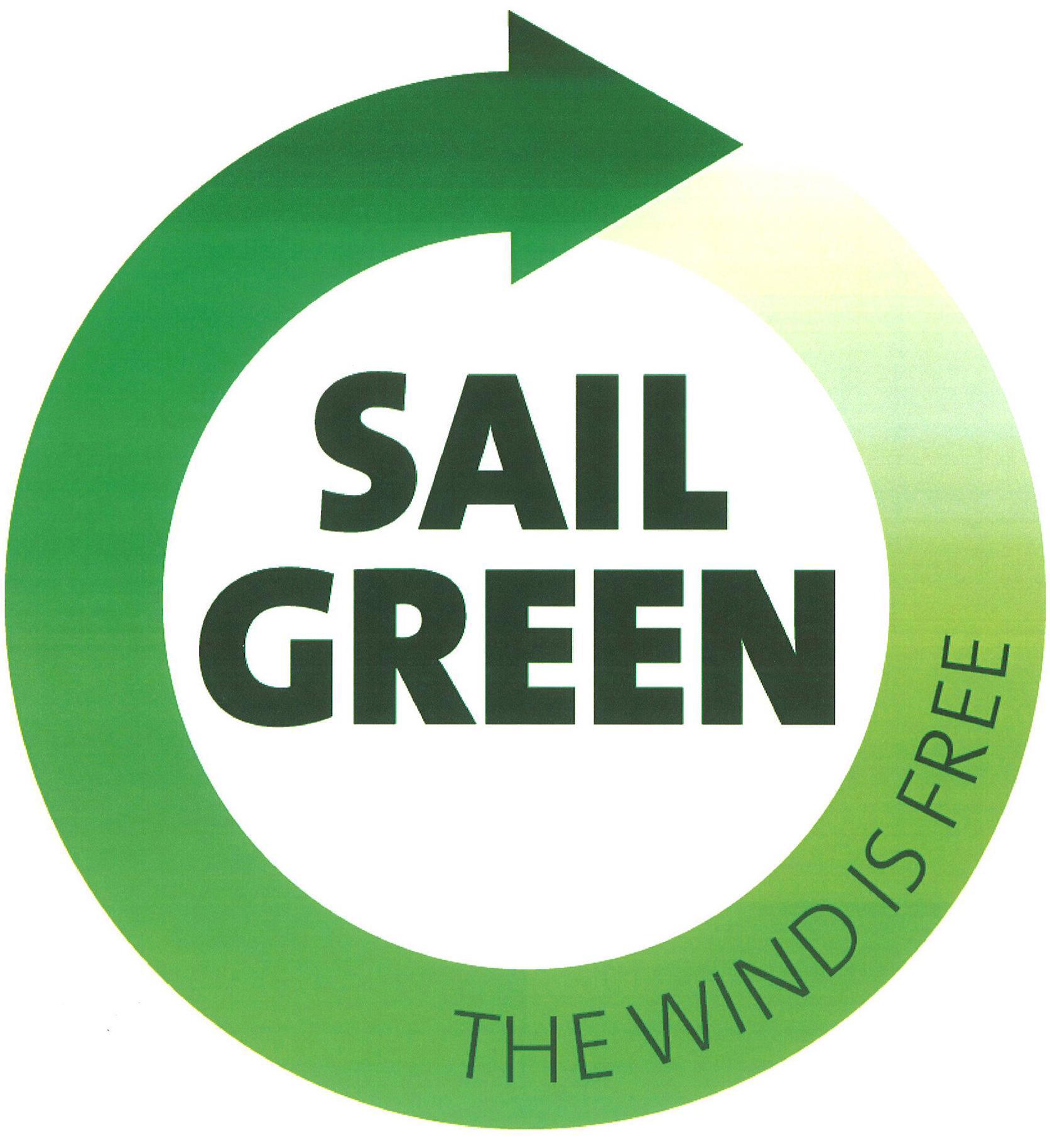  SAIL GREEN THE WIND IS FREE