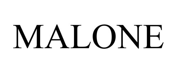 Trademark Logo MALONE