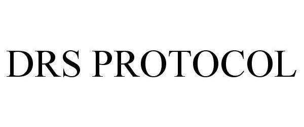 Trademark Logo DRS PROTOCOL