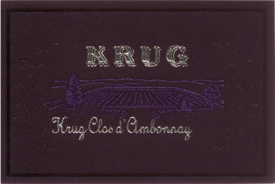  KRUG KRUG CLOS D'AMBONNAY