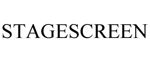 Trademark Logo STAGESCREEN