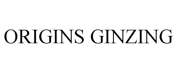  ORIGINS GINZING