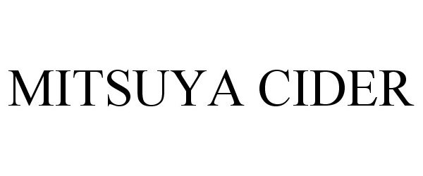  MITSUYA CIDER