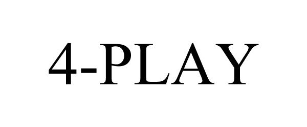 Trademark Logo 4-PLAY