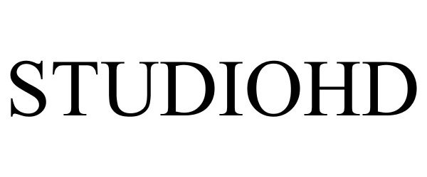 Trademark Logo STUDIOHD