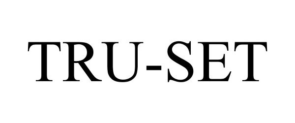 Trademark Logo TRU-SET