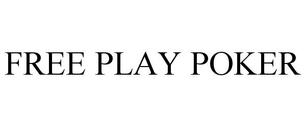 Trademark Logo FREE PLAY POKER