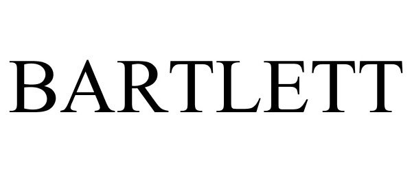 Trademark Logo BARTLETT