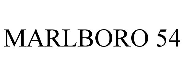 Trademark Logo MARLBORO 54