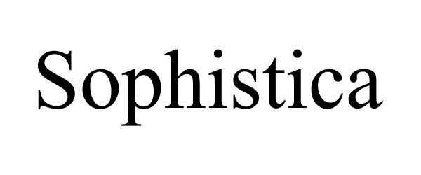 Trademark Logo SOPHISTICA