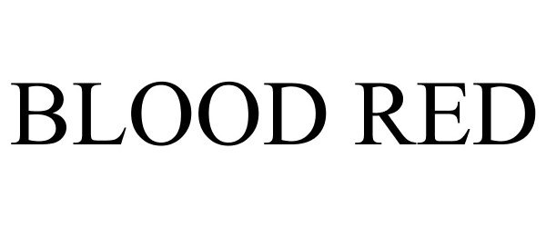 Trademark Logo BLOOD RED