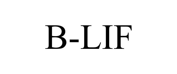 Trademark Logo B-LIF