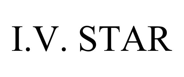 Trademark Logo I.V. STAR