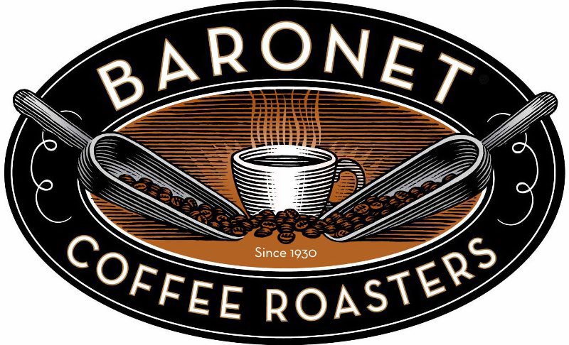 Trademark Logo BARONET COFFEE ROASTERS SINCE 1930