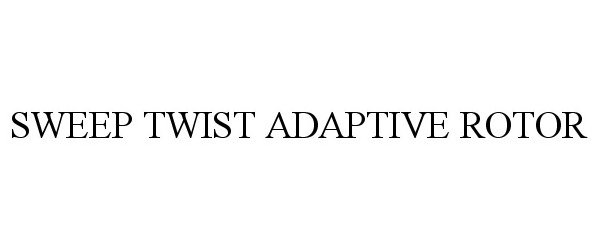  SWEEP TWIST ADAPTIVE ROTOR