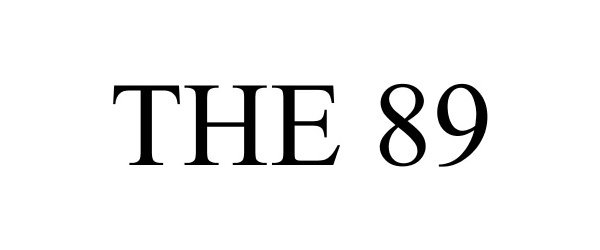 Trademark Logo THE 89