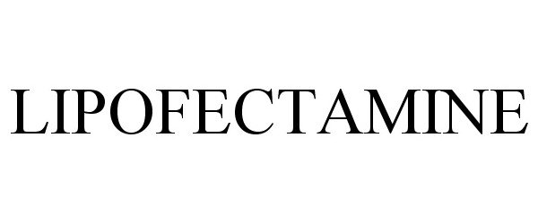 Trademark Logo LIPOFECTAMINE