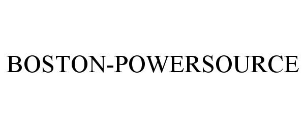 Trademark Logo BOSTON-POWERSOURCE