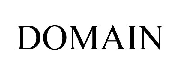 Trademark Logo DOMAIN