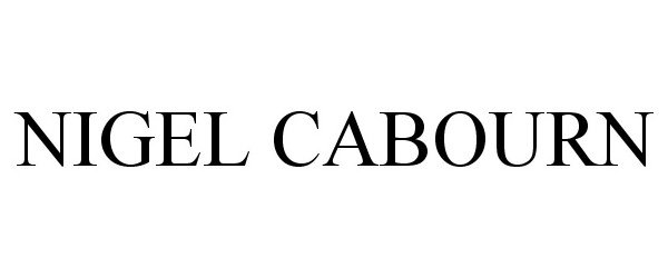 NIGEL CABOURN - Nigel Cabourn Limited Trademark Registration