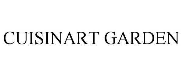 Trademark Logo CUISINART GARDEN
