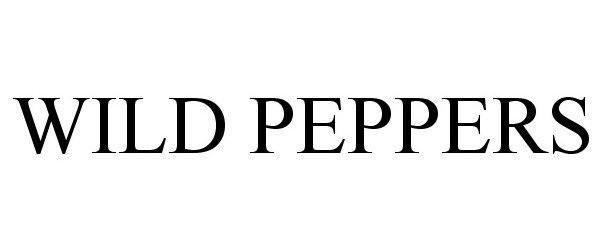Trademark Logo WILD PEPPERS