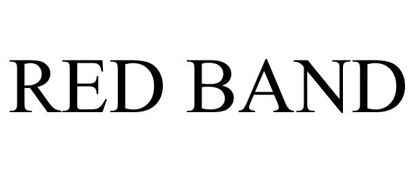 Trademark Logo RED BAND