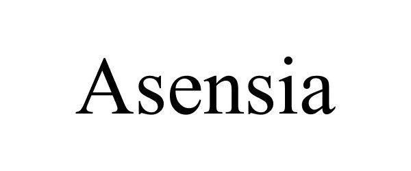 Trademark Logo ASENSIA