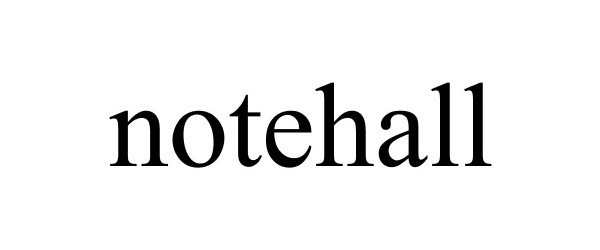 Trademark Logo NOTEHALL