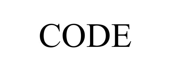 Trademark Logo CODE