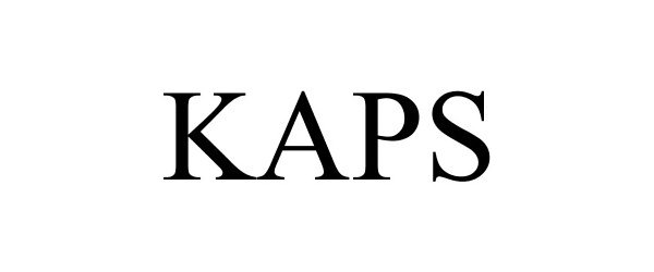 Trademark Logo KAPS