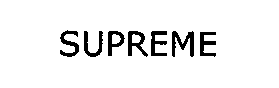 Trademark Logo SUPREME