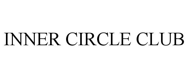 Trademark Logo INNER CIRCLE CLUB