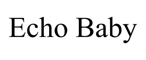 Trademark Logo ECHO BABY