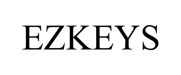 Trademark Logo EZKEYS