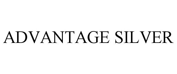Trademark Logo ADVANTAGE SILVER
