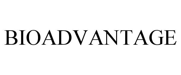 Trademark Logo BIOADVANTAGE