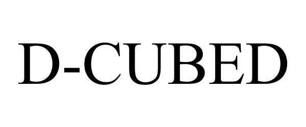 Trademark Logo D-CUBED