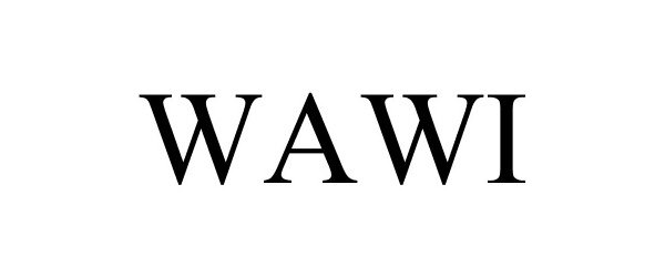 Trademark Logo WAWI