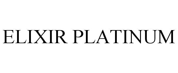 Trademark Logo ELIXIR PLATINUM