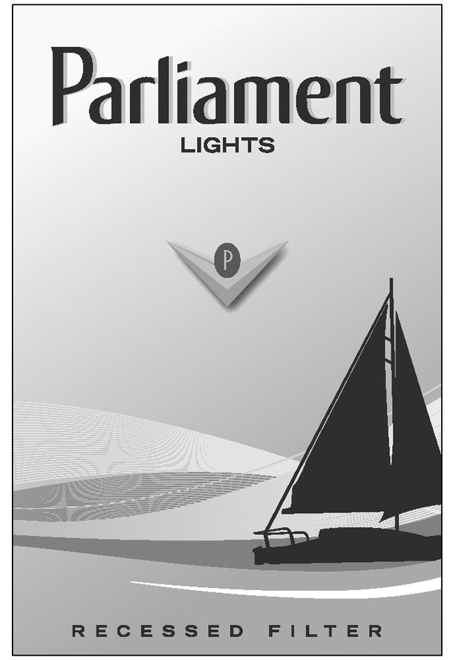 Trademark Logo PARLIAMENT LIGHTS P RECESSED FILTER
