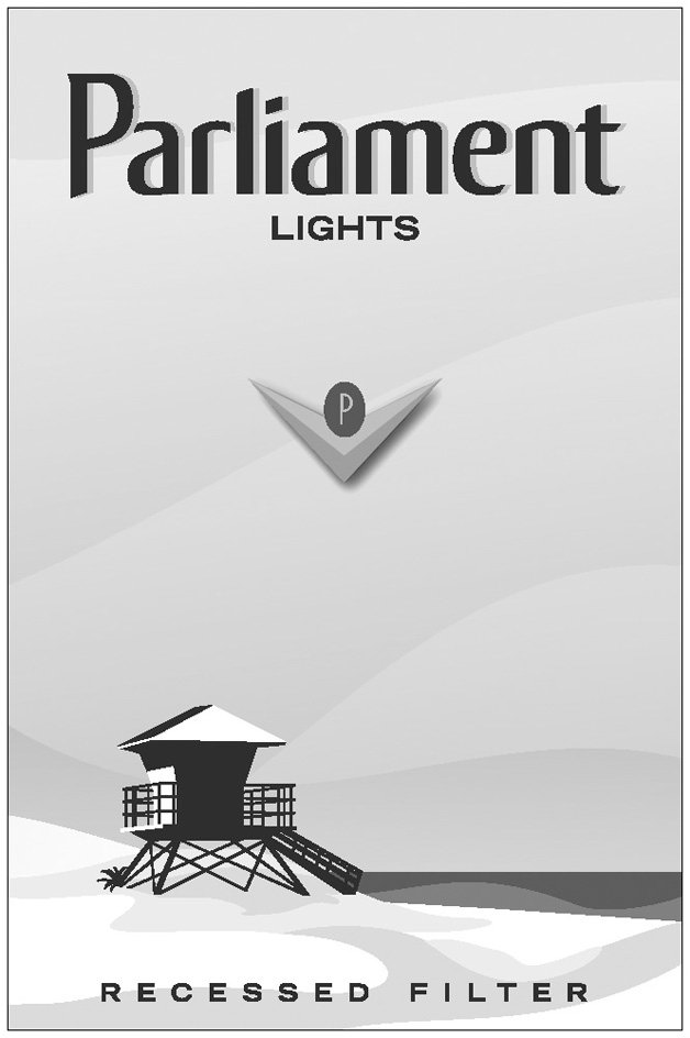 Trademark Logo PARLIAMENT LIGHTS RECESSED FILTER