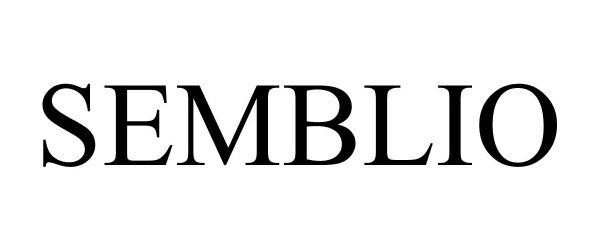 Trademark Logo SEMBLIO
