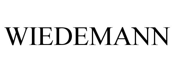 Trademark Logo WIEDEMANN