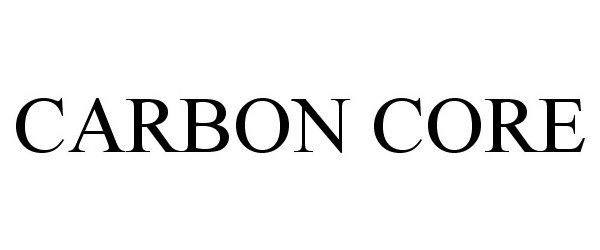 Trademark Logo CARBON CORE