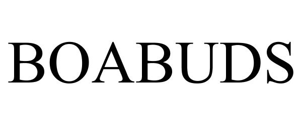 Trademark Logo BOABUDS