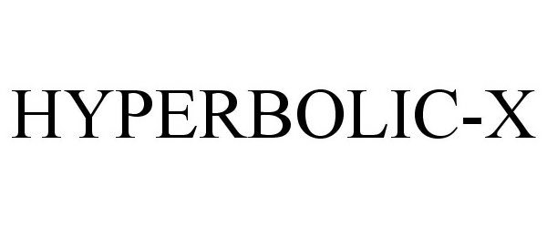 Trademark Logo HYPERBOLIC-X