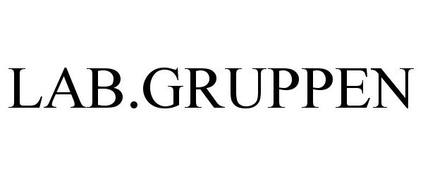 Trademark Logo LAB.GRUPPEN