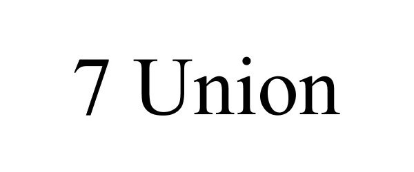 Trademark Logo 7 UNION